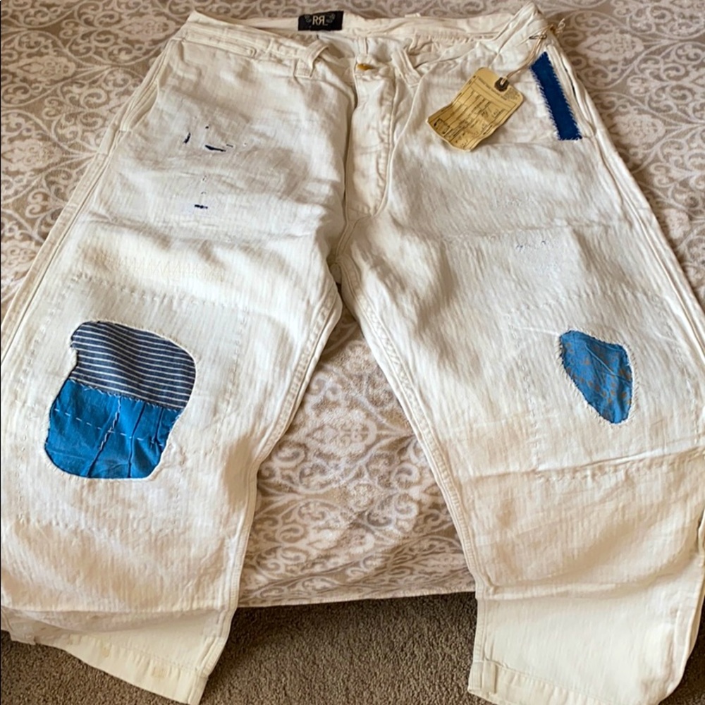 COPY - Double RRL authentic cream cotton pants
